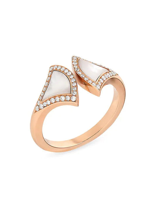 [baslovejewels]DREAM MOP DIAMOND OPEN RING