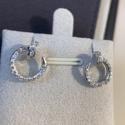 [baslovejewels]JUSTE EARRINGS SILVER DIAMONDS