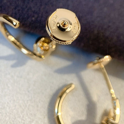 [baslovejewels]JUSTE EARRINGS PINK GOLD