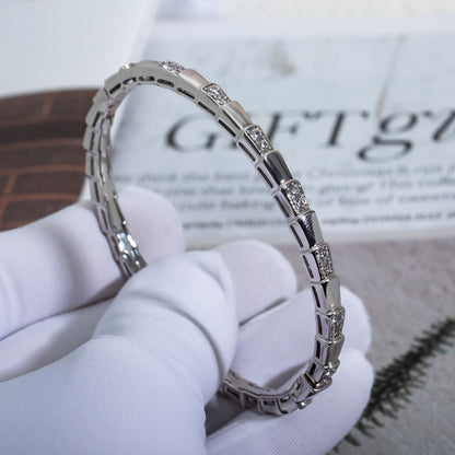 [baslovejewels]SERPENTI BRACELET SILVER DIAMOND