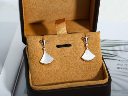 [baslovejewels]DREAM MOP PINK GOLD EARRINGS