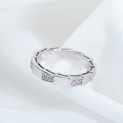 [baslovejewels]SERPENTI RING SILVER  3MM