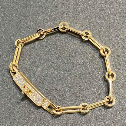 [baslovejewels]CHAINE BRACELET SMALL MODEL DIAMOND