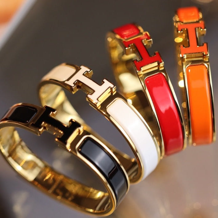 [baslovejewels]H BRACELET 12MM GOLD