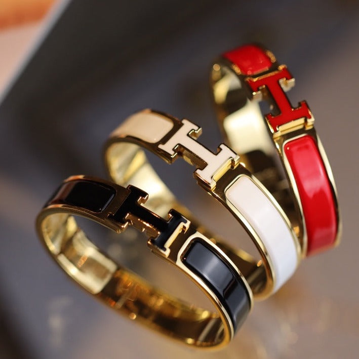 [baslovejewels]H BRACELET 12MM GOLD