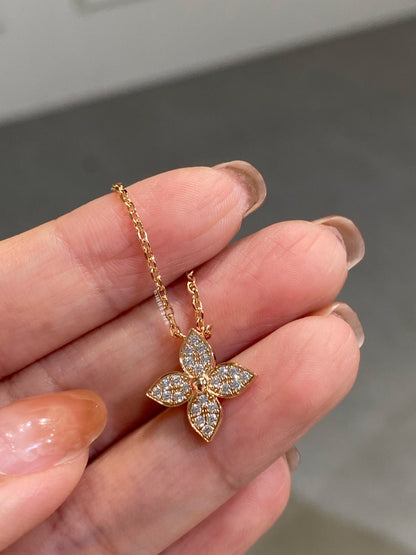 [baslovejewels]STAR DIAMOND NECKALCE