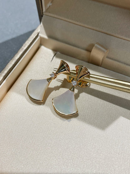 [baslovejewels]DREAM MOP 1 DIAMOND EARRINGS