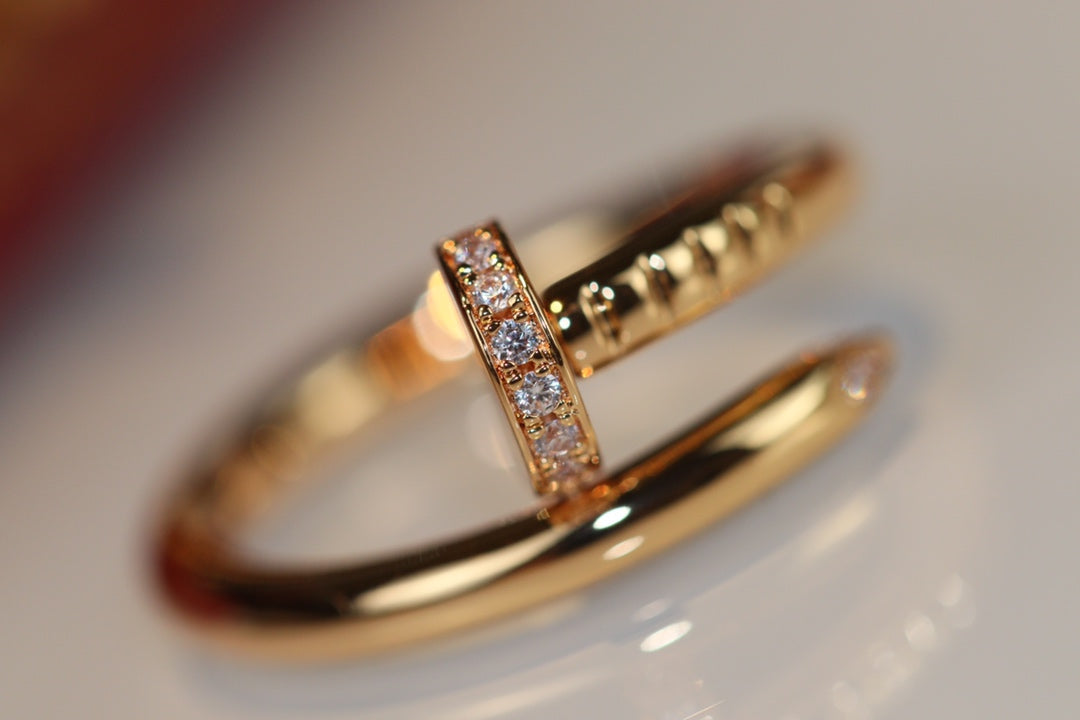 [baslovejewels]JUSTE RING 2.65MM GOLD DIAMOND