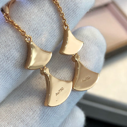 [baslovejewels]DREAM EARRINGS 3 MOTIFS MALACHITE MOP PINK GOLD