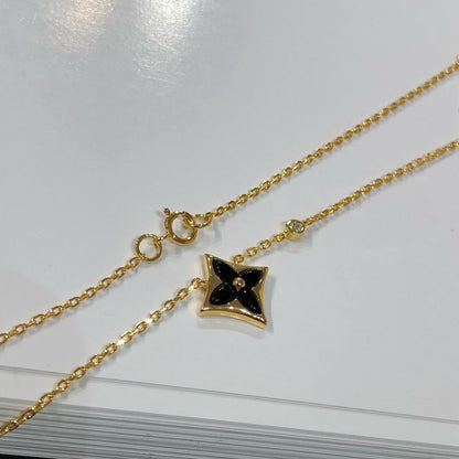 [baslovejewels]STAR BLACK MOP NECKLACE