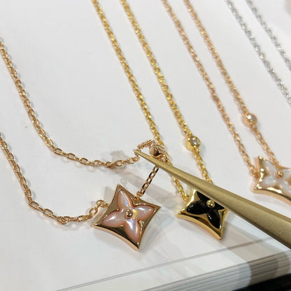 [baslovejewels]STAR BLACK MOP NECKLACE