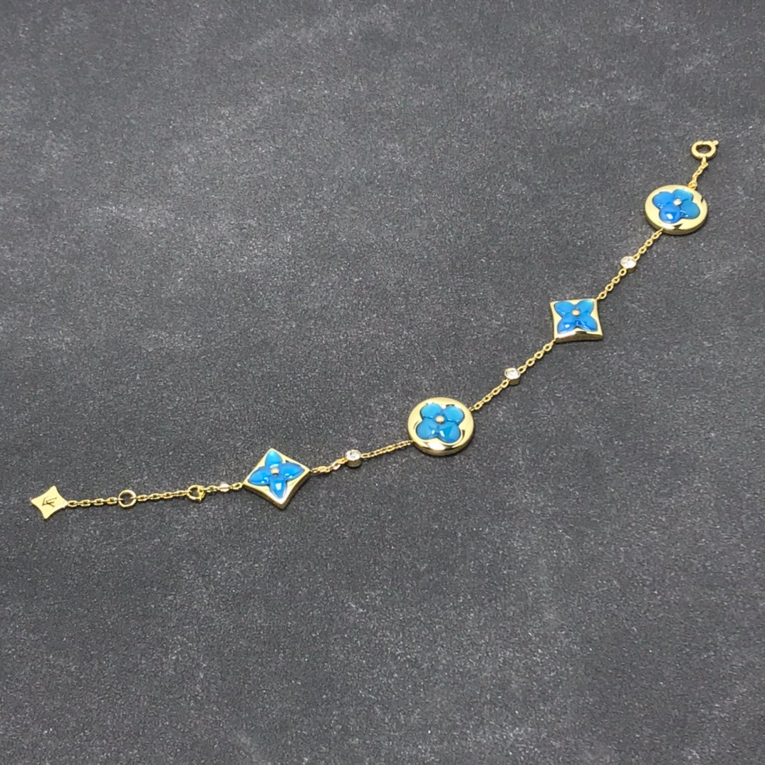 [baslovejewels]STAR AND SUN TURQUOISE 4 MOTIFS 3 DIAMONDS