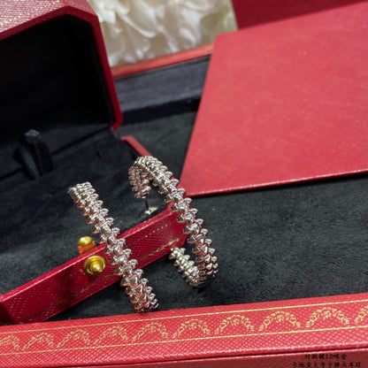 [baslovejewels]CLASH LARGE HOOP EARRINGS