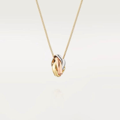 [baslovejewels]TRINITY NECKLACE GOLD SMALL MODEL