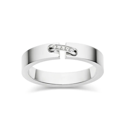 [baslovejewels]ALLIANCE LIENS VIDENCE DIAMOND 4MM RING
