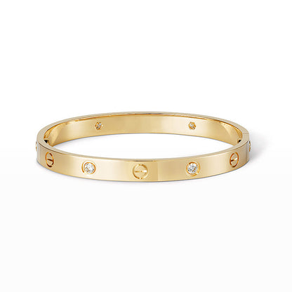 [baslovejewels]LOVE BRACELET 6.1MM 4 DIAMONDS