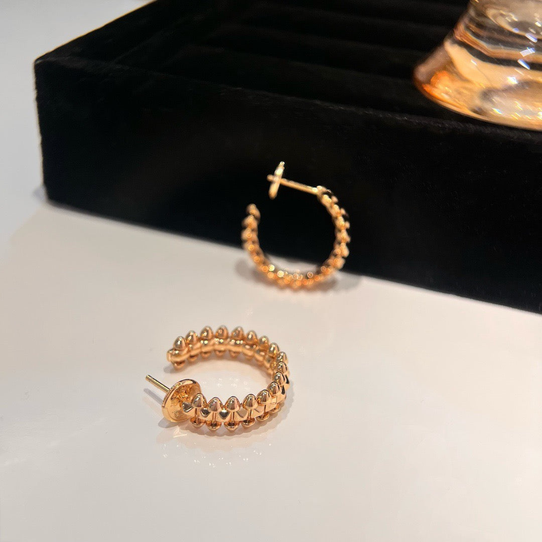 [baslovejewels]CLASH SMALL HOOP EARRINGS