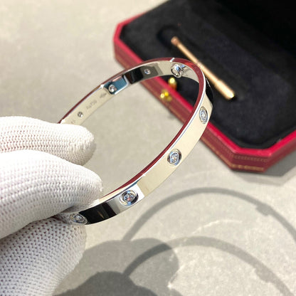 [baslovejewels]LOVE BRACELET 6.1MM 10 DIAMONDS