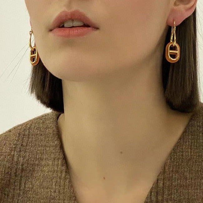 [baslovejewels]HM O'MAILLON GOLD EARRINGS