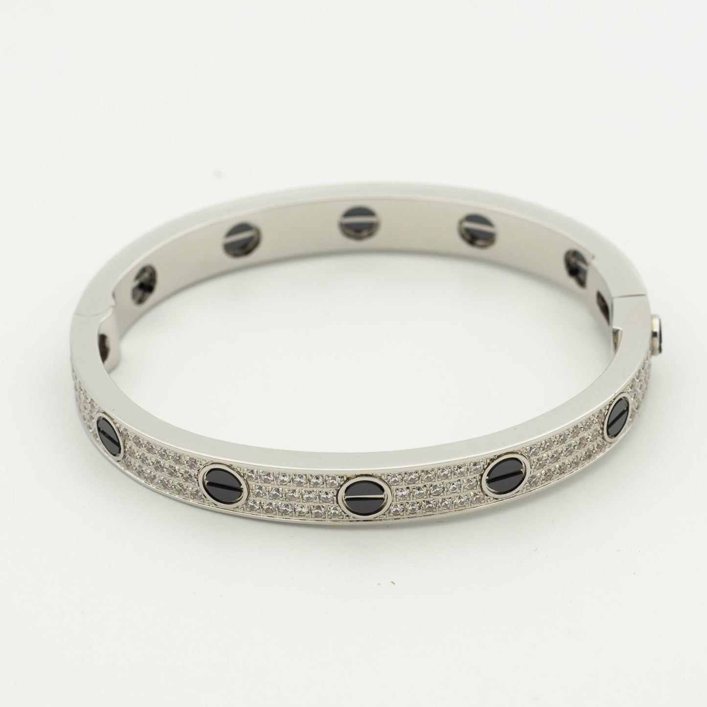 [baslovejewels]LOVE BRACELET 6.1MM DIAMOND-PAVED CERAMIC