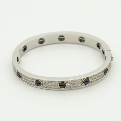 [baslovejewels]LOVE BRACELET 6.1MM DIAMOND-PAVED CERAMIC