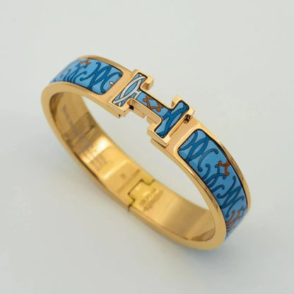 [baslovejewels]H BRACELET BLUE MULTICOLOR