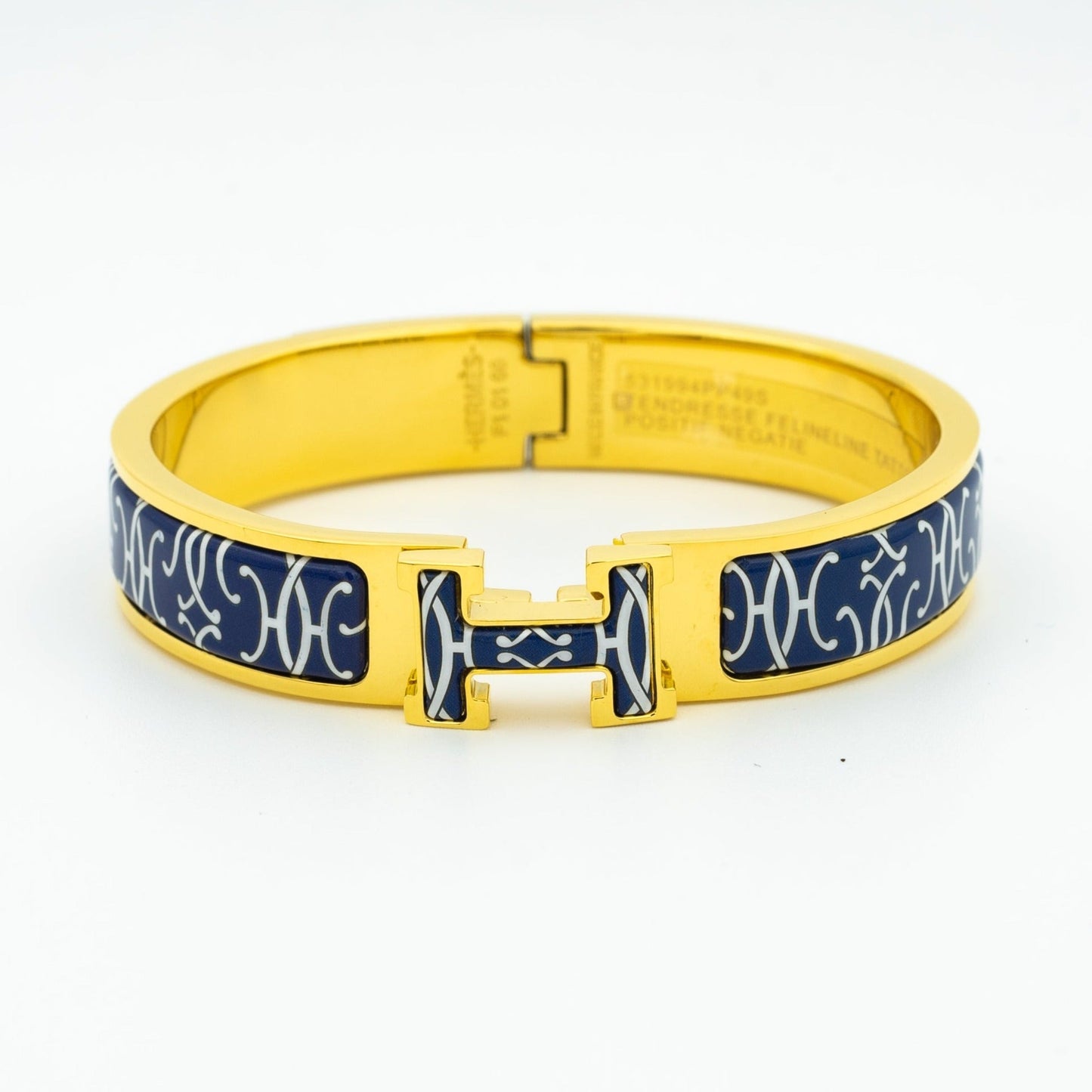[baslovejewels]H BRACELET BLACK MULTICOLOR