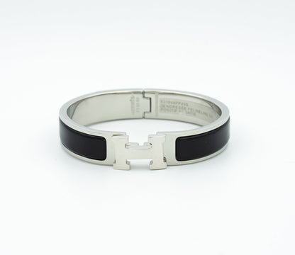 [baslovejewels]H BLACK BRACELET
