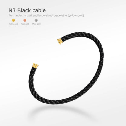 [baslovejewels]FORCE SERIES BRACELET CABLES 50 CHOICES (DIY SELECTION)