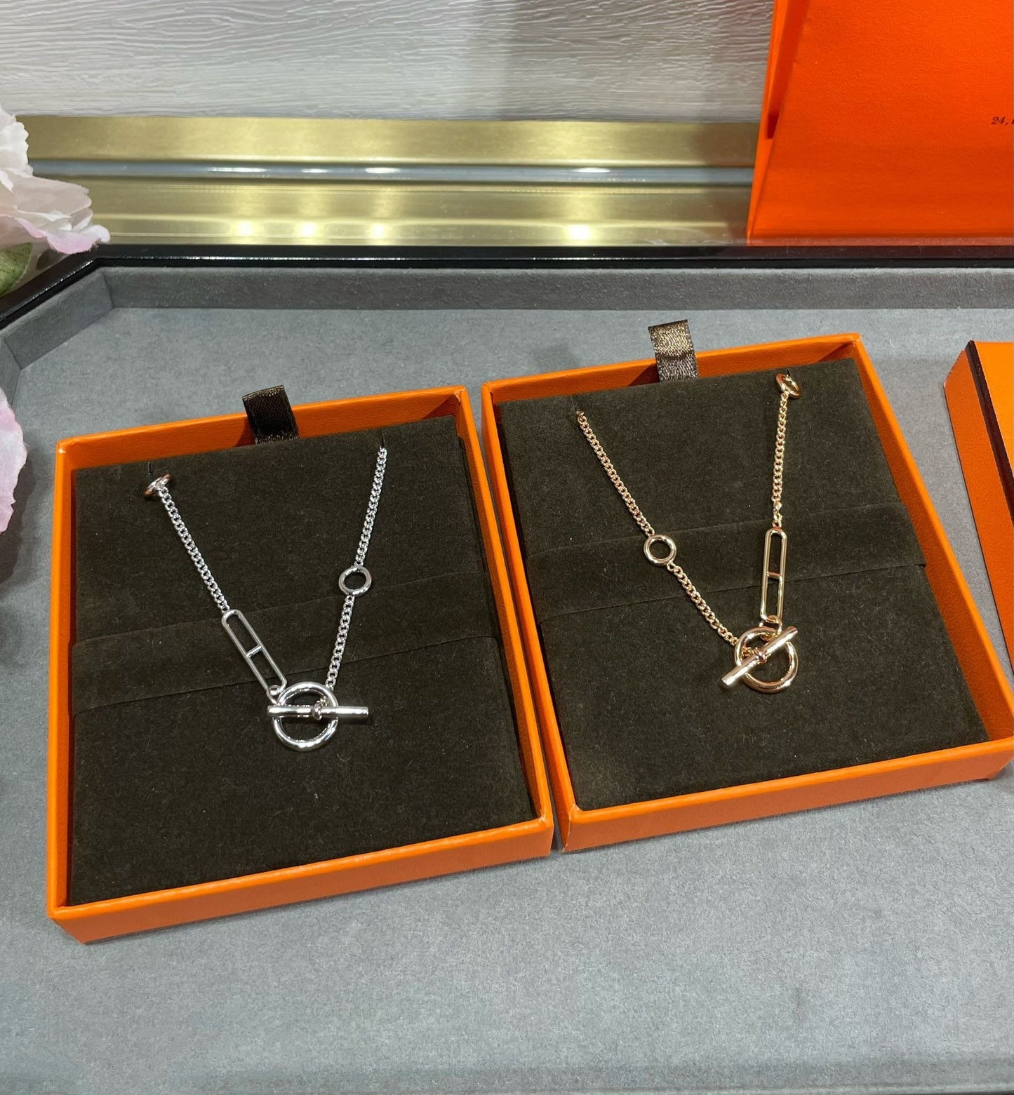 [baslovejewels]HM STERLING CHAINE D'ANCRE HEART