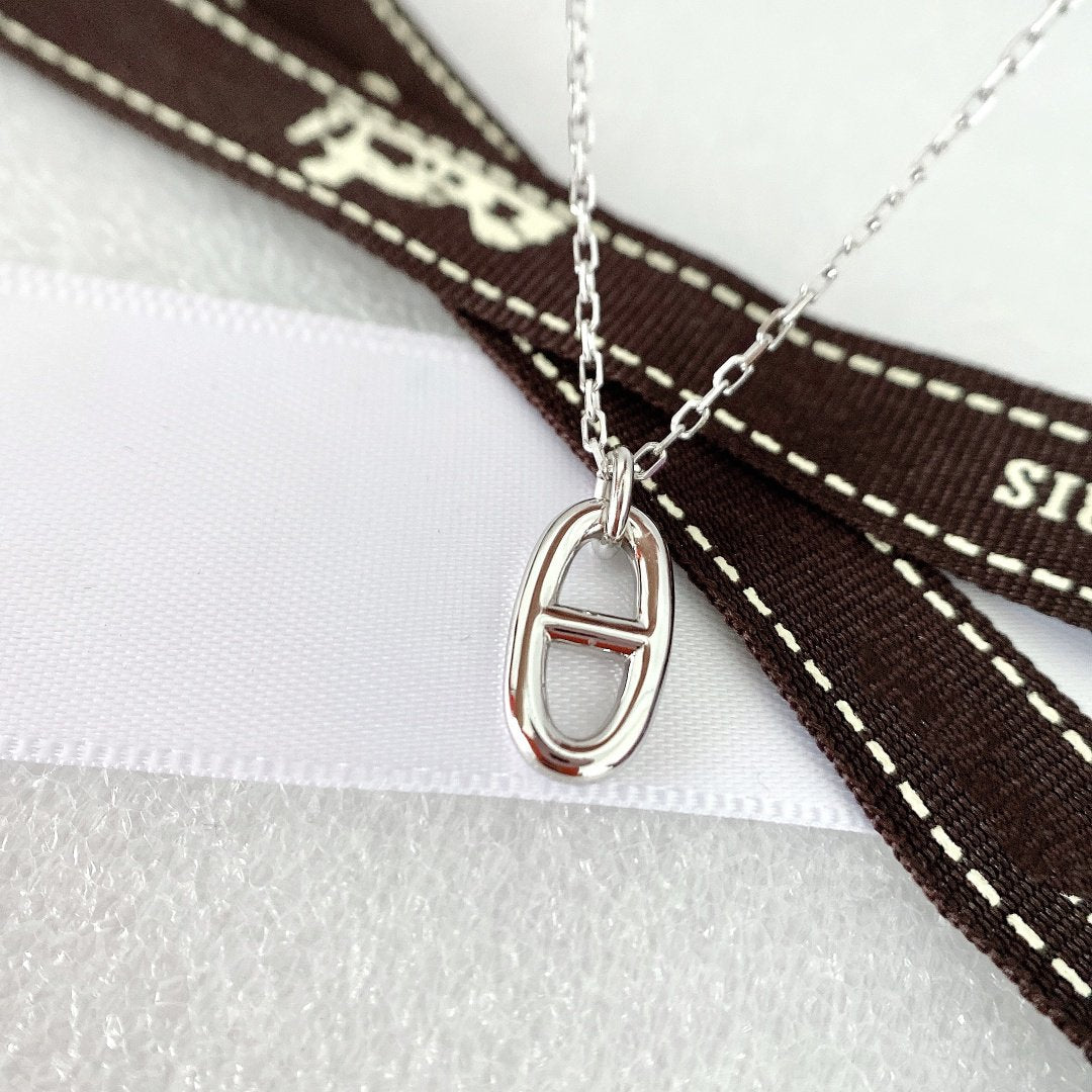 [baslovejewels]HM PIG NOSE NECKLACE