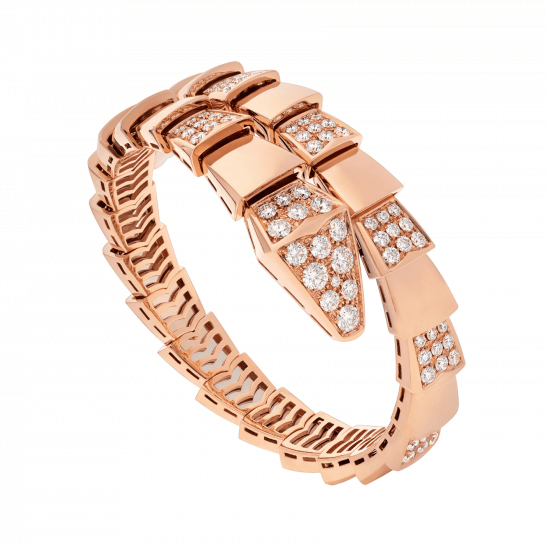 [baslovejewels]SERPENTI BRACELET PINK GOLD DIAMOND