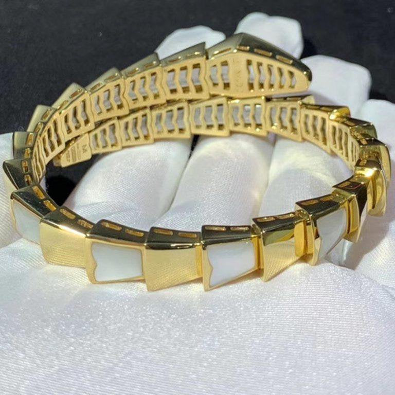 [baslovejewels]SERPENTI BRACELET MOP GOLD