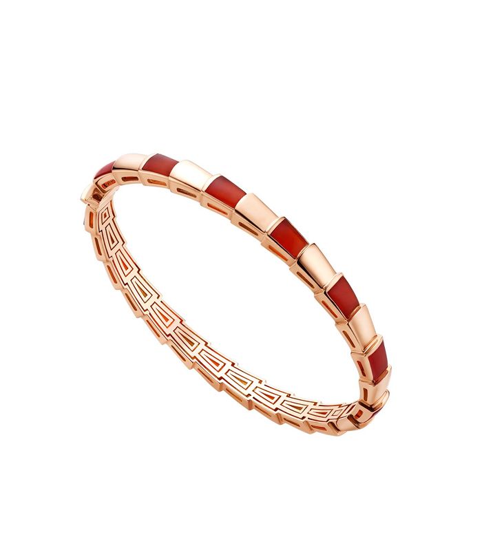 [baslovejewels]SERPENTI BRACELET PINK GOLD RUBELLITE