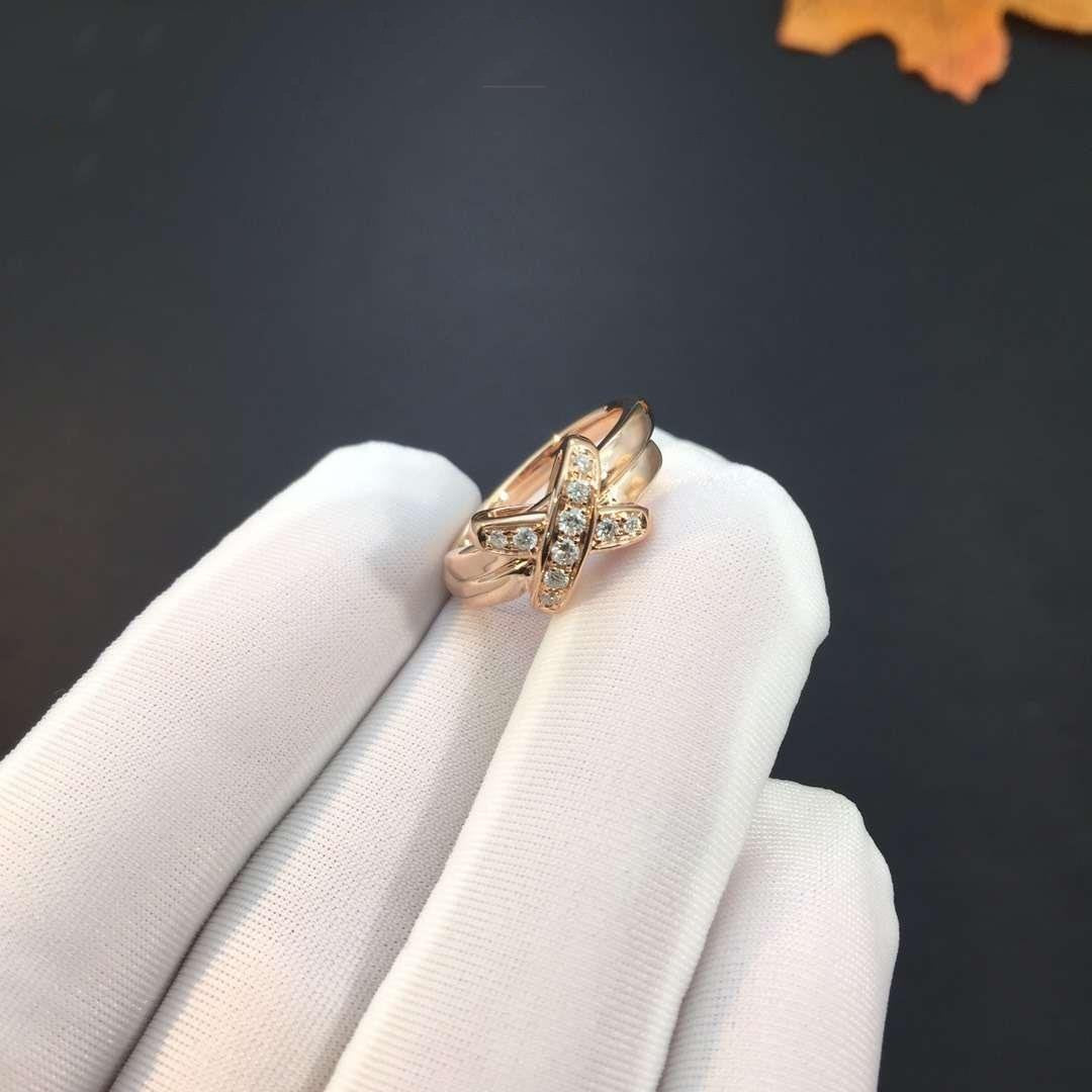 [baslovejewels]JEUX DE PINK GOLD DIAMOND RING