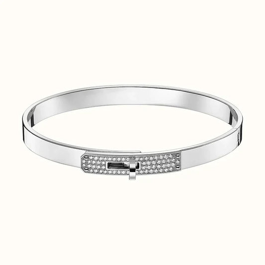 [baslovejewels]KELLY SILVER DIAMOND BRACELET
