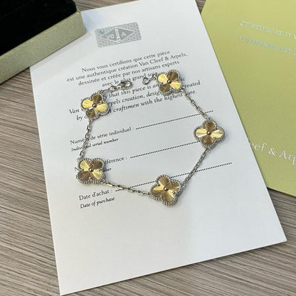 [baslovejewels]CLOVER  5 MOTIFS  CHRISTMAS LIMITED EDITION BRACELET