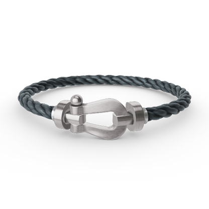 [baslovejewels]FORCE LARGE HORSESHOE NO DIAMOND BRACELET SILVER